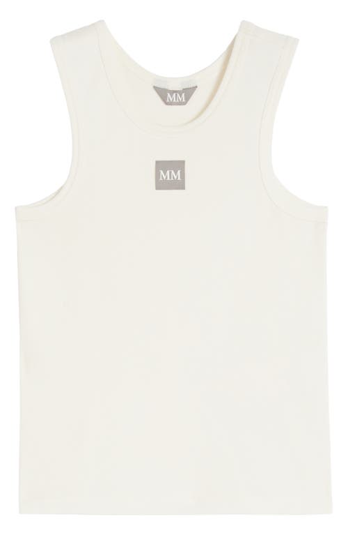 Weekend Max Mara Tondo Stretch Cotton Tank In White