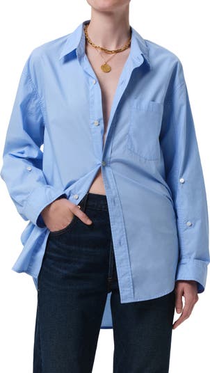 Citizens of Humanity Kayla Oversize Poplin Button-Up Shirt