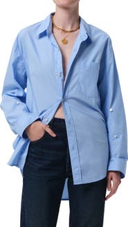 Citizens of Humanity Kayla Oversize Poplin Button-Up Shirt