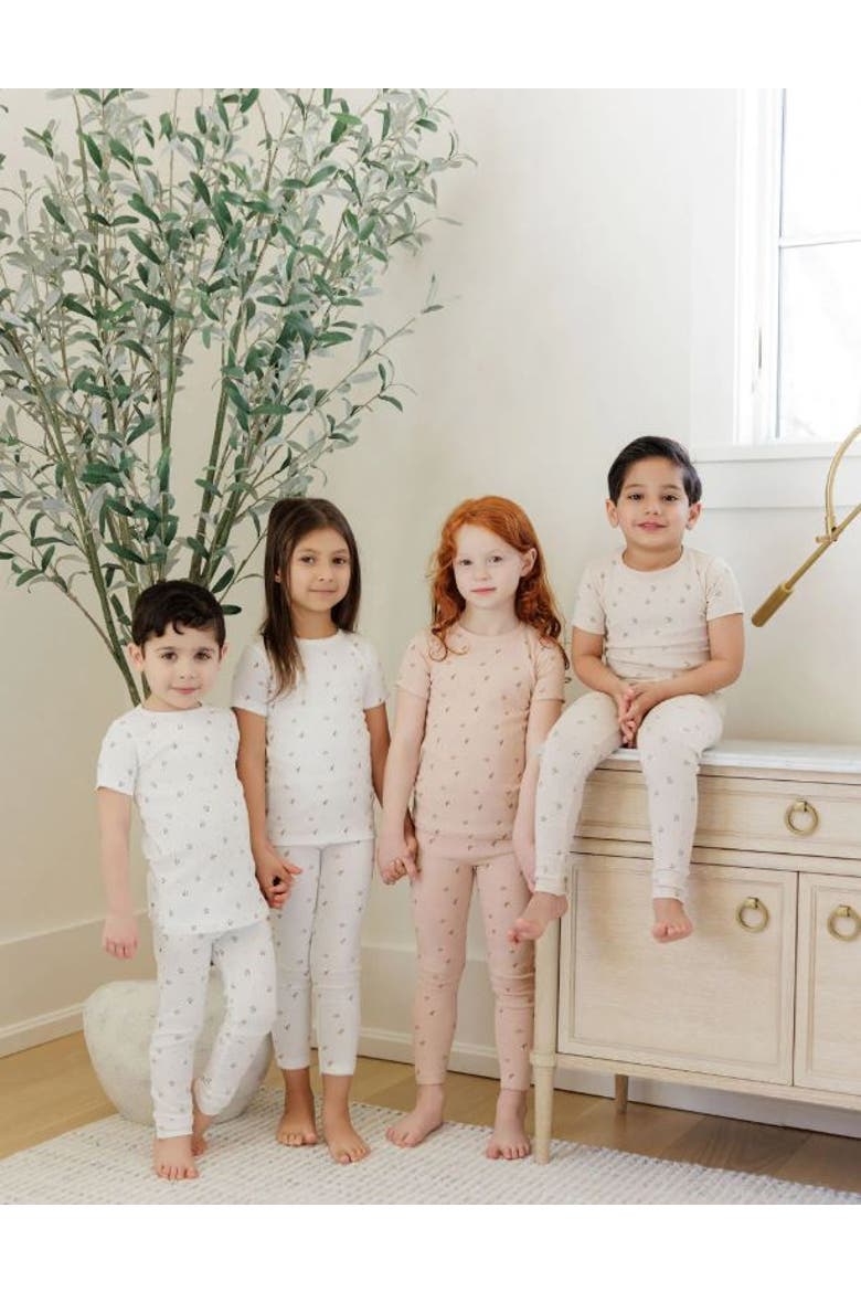 Floral Print Collection - Lounge Set, Alternate, color, Ivory/Pink