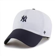 '47 Men's '47 White/Navy New York Yankees Vista Mini Clean Up brrr° Adjustable Hat