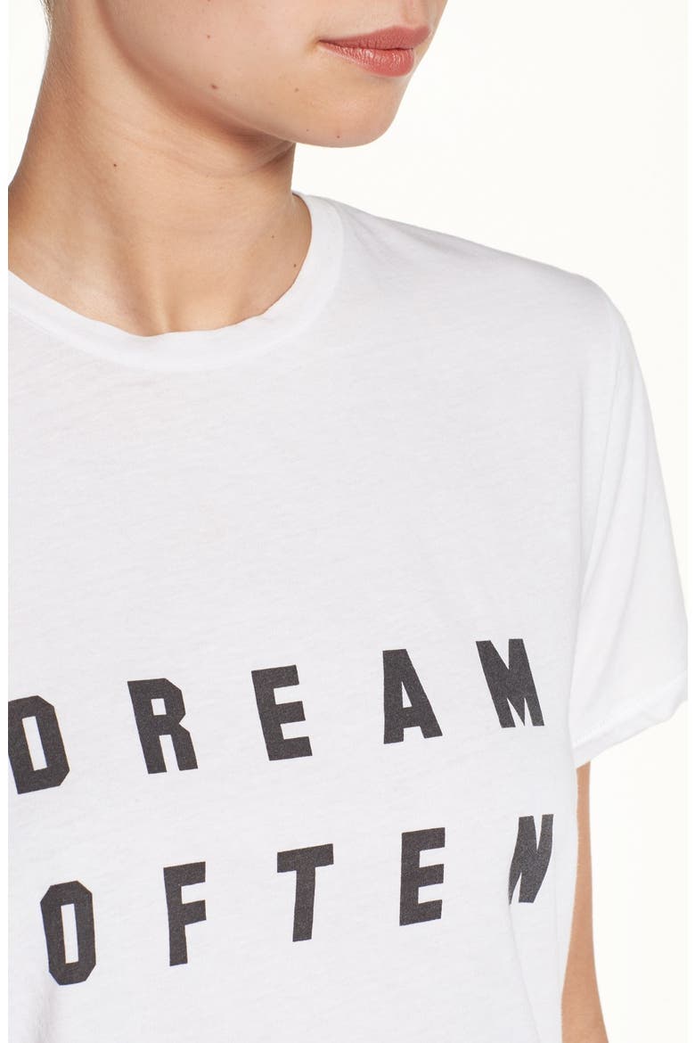 'Dream Often' Graphic Tee, Alternate, color, WHITE