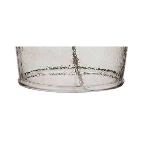Jonathan Y Augustine Glass Led Table Lamp In Smoke Gray