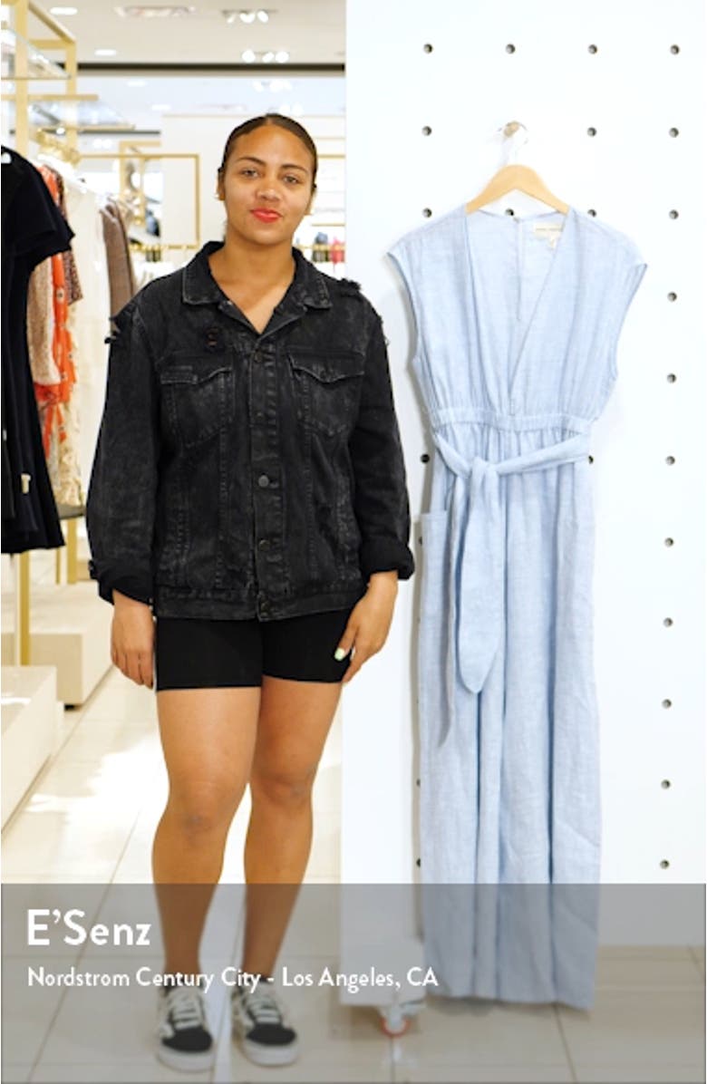 Whitney Organic Cotton Cover-Up Jumpsuit, sales video thumbnail