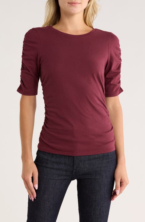 Juliet Shirred Sleeve Top