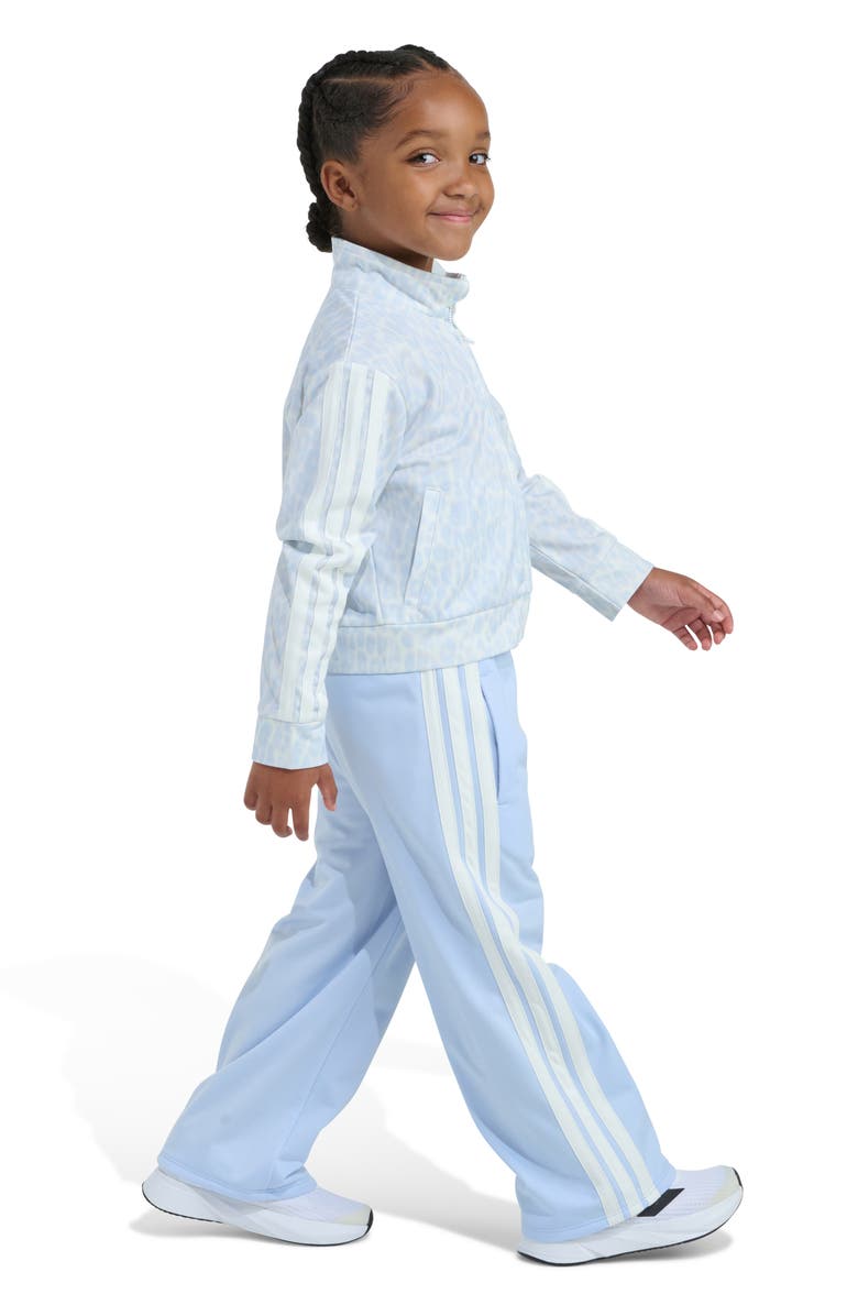 adidas Kids' Recycled Polyester Track Jacket & Pants Set, Alternate, color, Crystal Sky