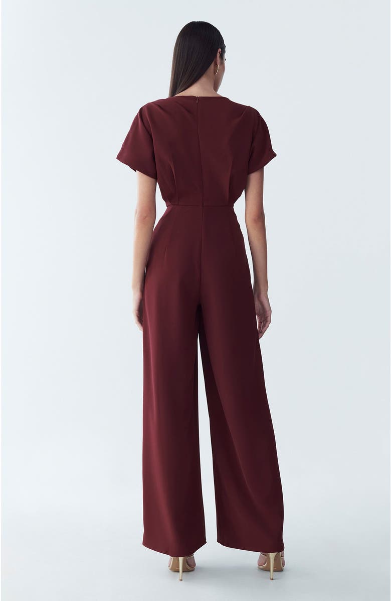 BWLDR Tina Jumpsuit, Alternate, color, Burgundy