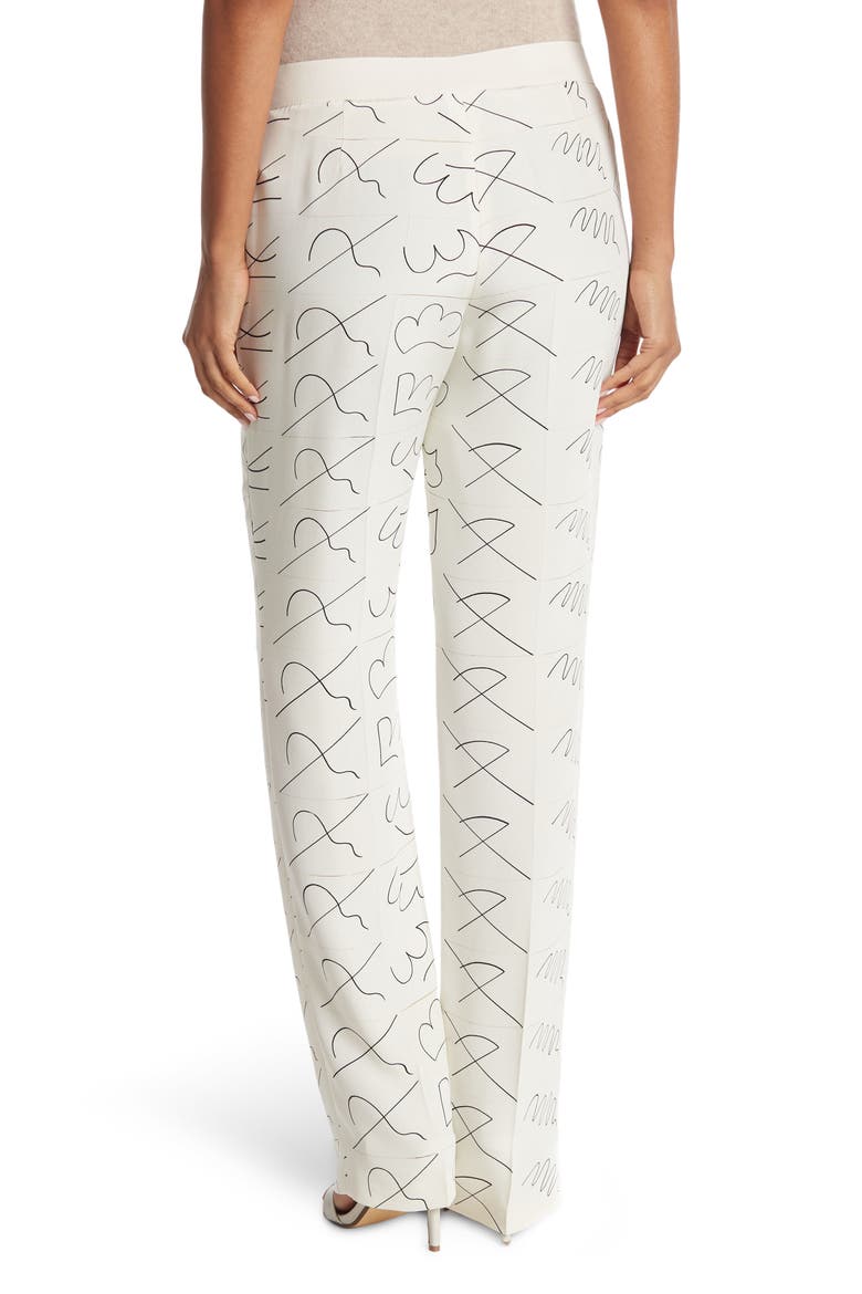 Carl Printed Silk Pants, Alternate, color, 019-PAPER