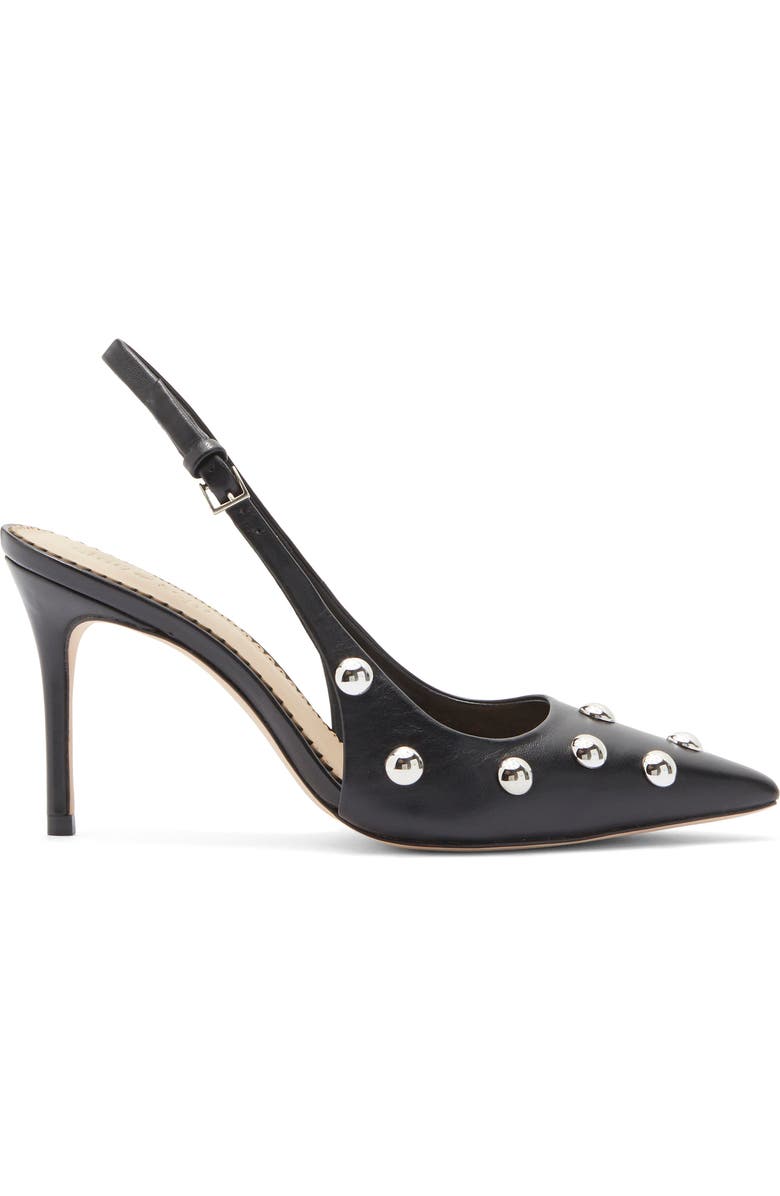 Cinq à Sept Rhonda Studded Slingback Sandal, Alternate, color, Black