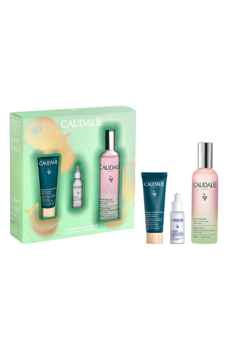 CAUDALÍE Prep & Glow Best Sellers Set (Limited Edition) $85 Value, Main, color,