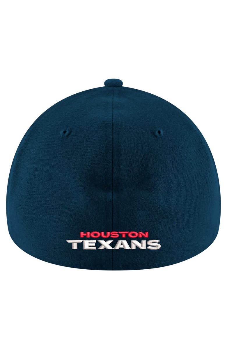 New Era Men's New Era Navy Houston Texans Throwback Crawl Standard 39THIRTY Flex Hat, Alternate, color,