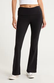 Abound Foldover Flared Leggings