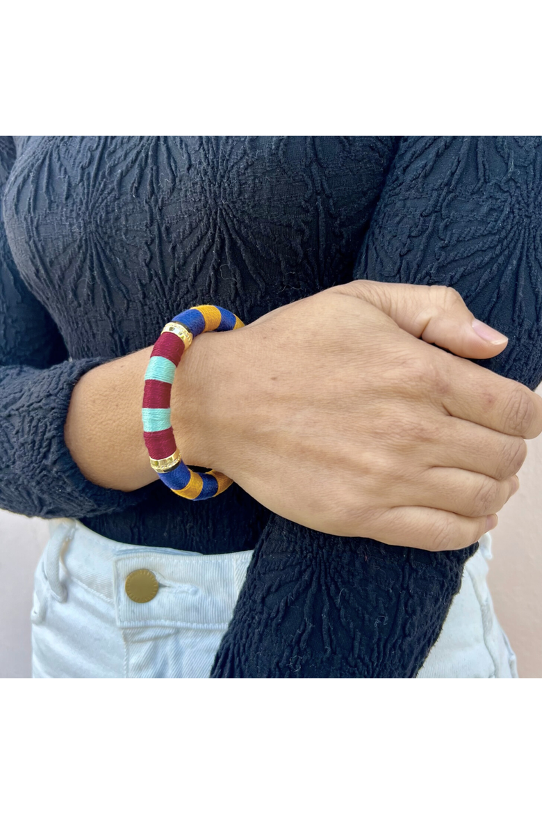 Colorblock Bracelet, Alternate, color, Rugby