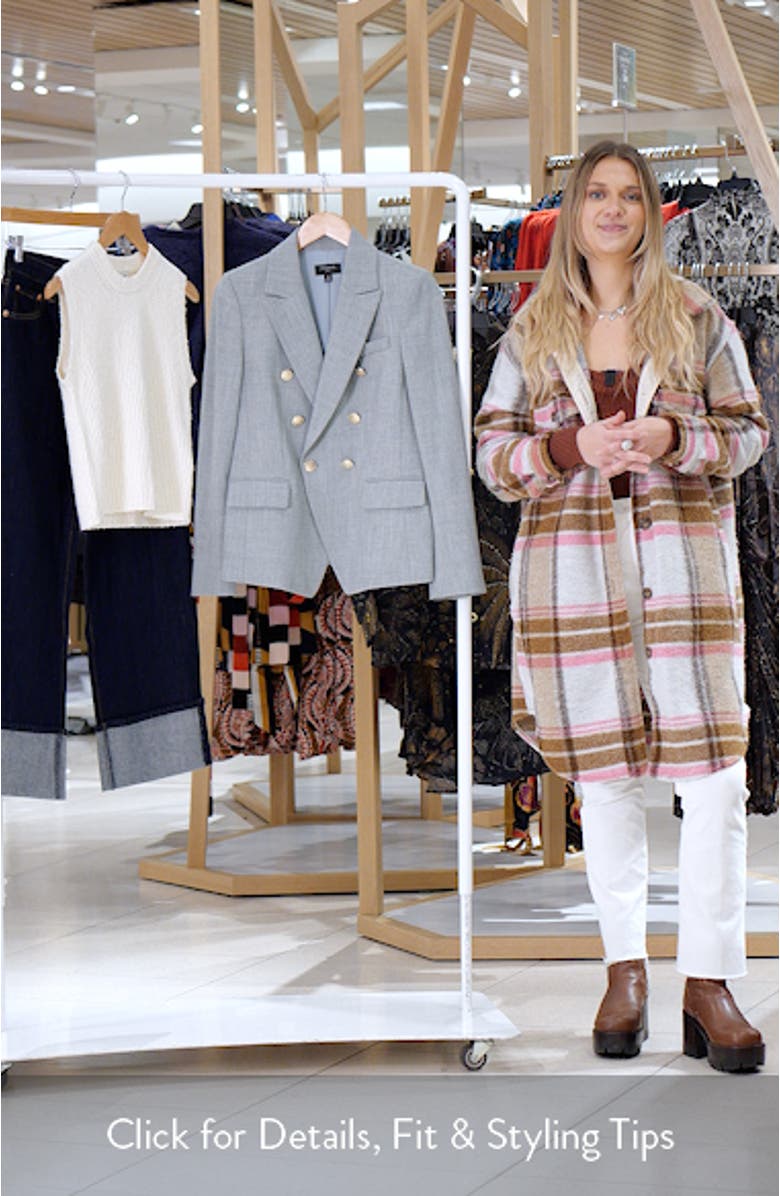 Melangé Stretch Crepe Blazer, sales video thumbnail