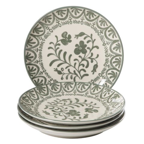 2-Time Oprah's favorite things, Valencia Flor 4pc Stoneware Dinner Plate Set