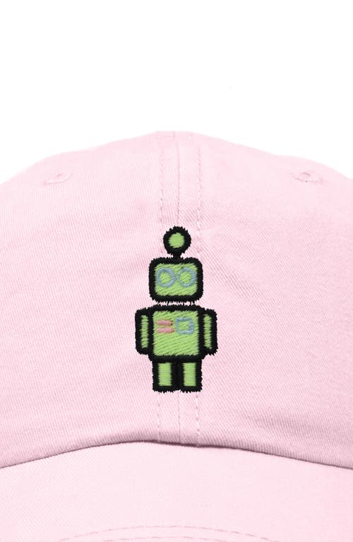 Dalix Robot Hat In Washed Pink