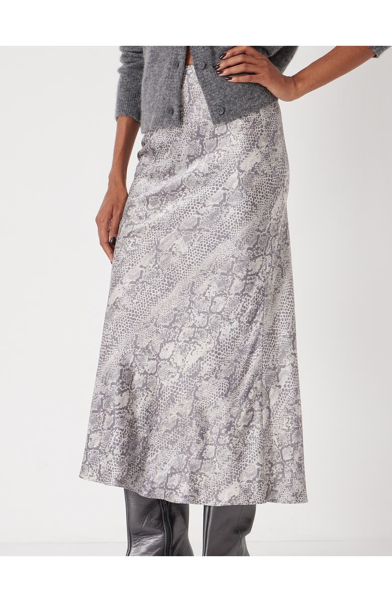 Hush Simone Slinky Skirt, Main, color, Natural Snake Grey