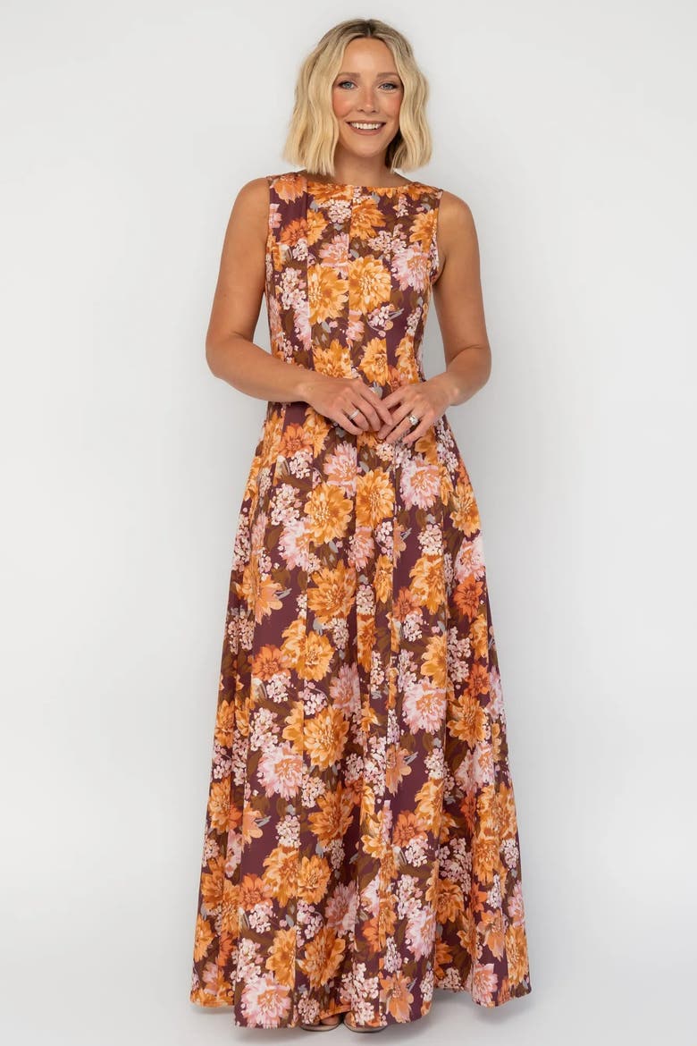 Clara Maxi Dress, Main, color, Multi Floral