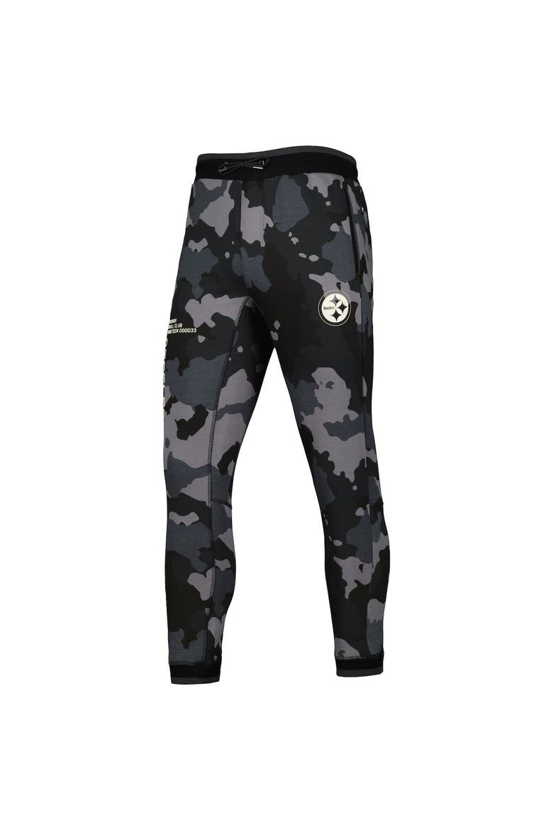 Unisex The Wild Collective Black Pittsburgh Steelers Camo Jogger Pants, Alternate, color, Black