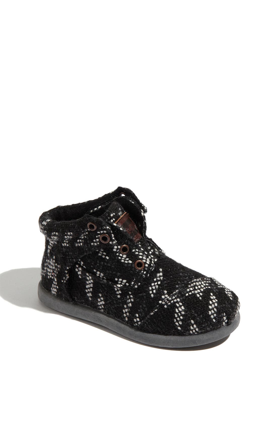 TOMS 'Botas Tiny - Houndstooth' Chukka Boot, Main, color, 