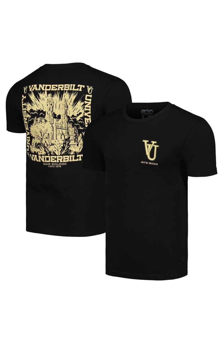 Uscape Apparel Men's Uscape Apparel Black Vanderbilt Commodores 150th Anniversary T-Shirt, Main, color, Black