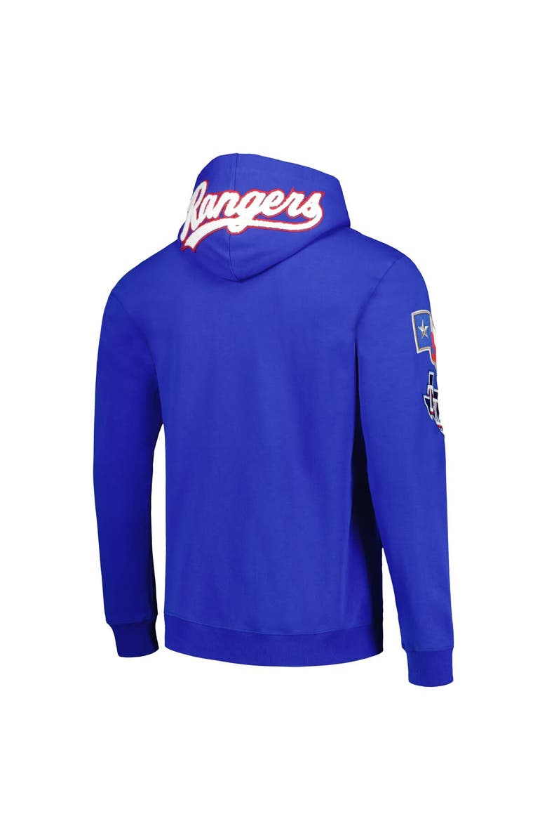 PRO STANDARD Men's Pro Standard Royal Texas Rangers Team Logo Pullover Hoodie, Alternate, color,