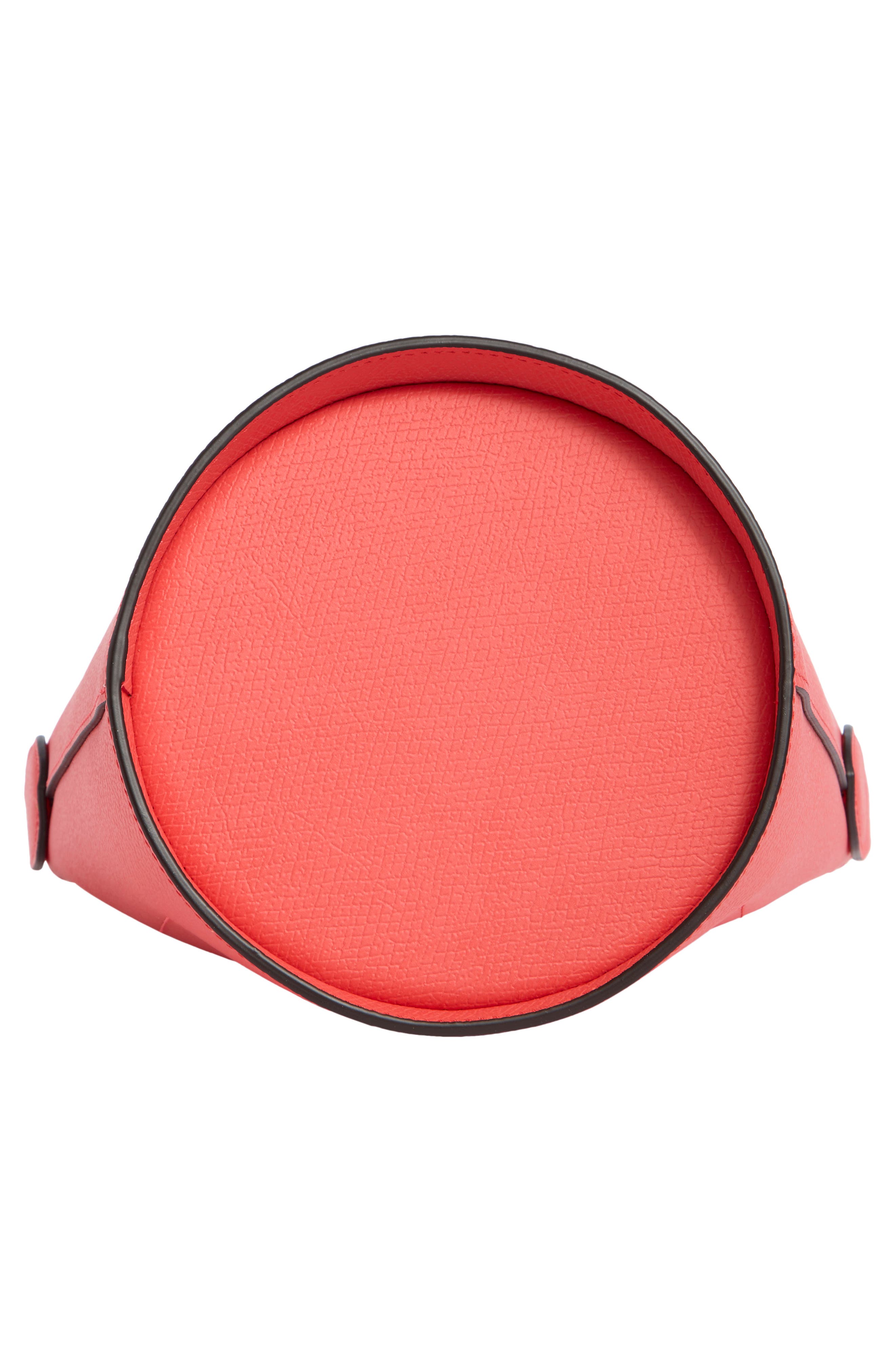 Longchamp Épure Leather Bucket Bag, Alternate, color, Strawberry