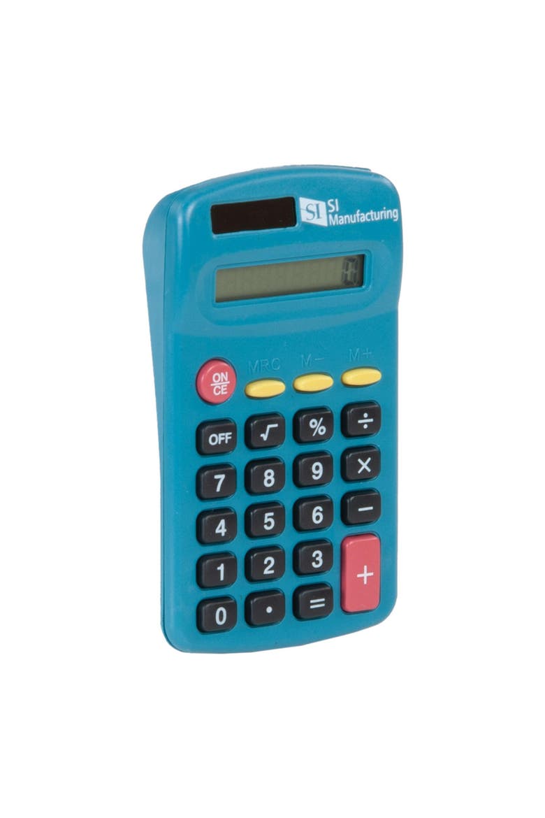 Primary Calculators - Set of 10, Alternate, color, Blue