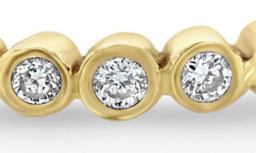Zoë Chicco 5-diamond Bezel Stock Ring In Gold