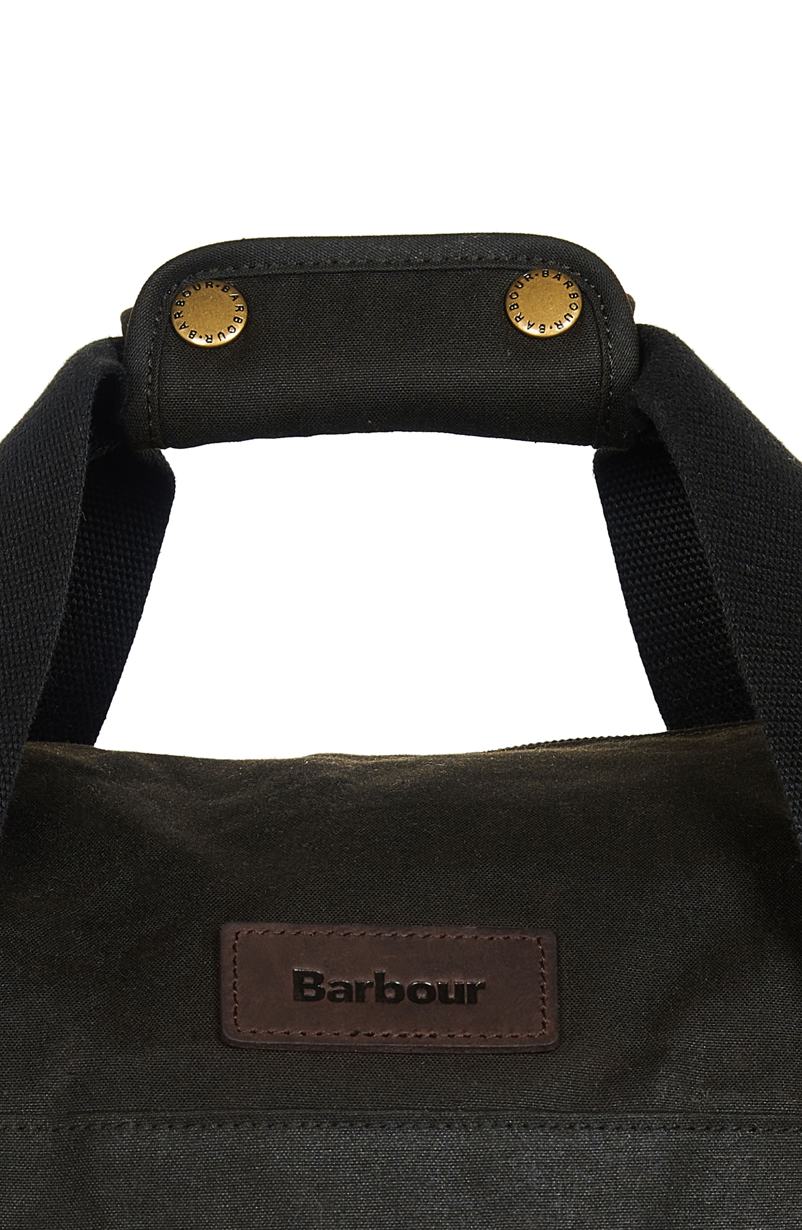 Barbour Explorer Waxed Cotton Canvas Duffle Bag, Alternate, color, 