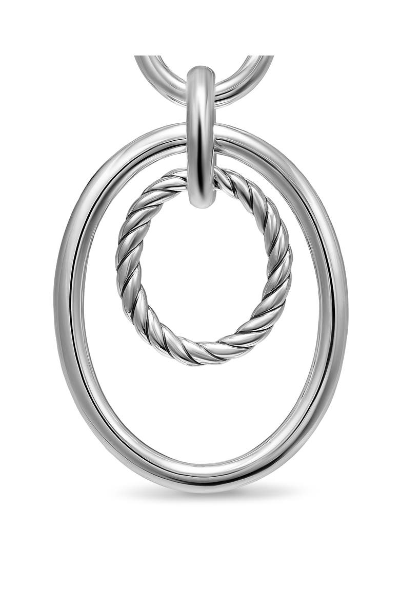 DY Mercer® Mobile Drop Earrings in Sterling Silver, 65.7mm, Alternate, color, DIAMOND