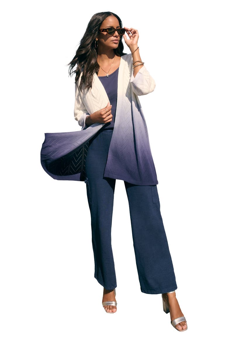 Ombre Cardigan, Main, color, BLUE TIE DYE OMBRE