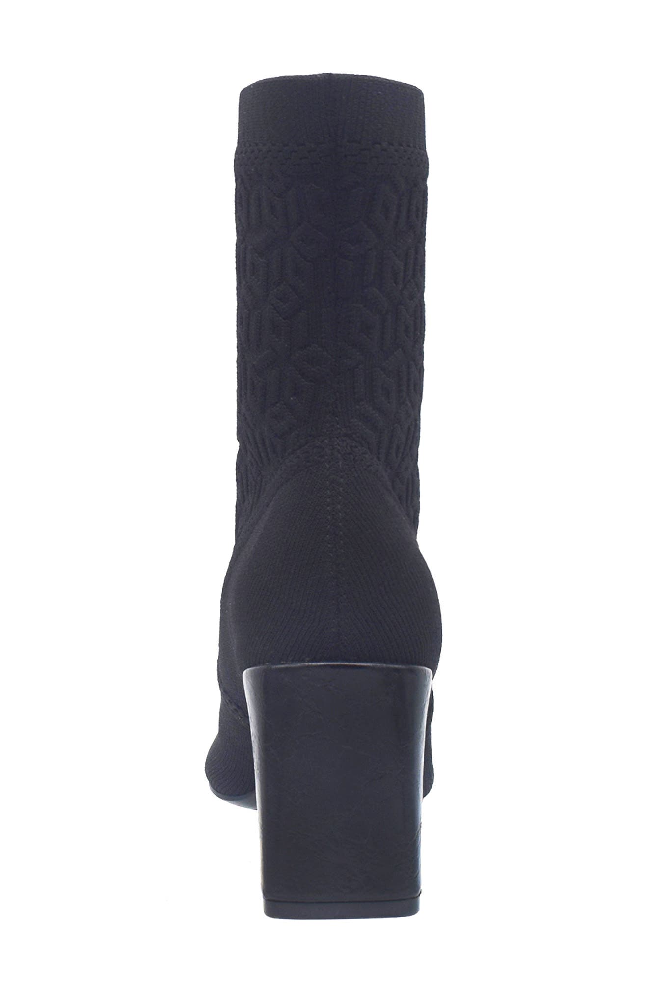 Impo Vartly Block Heel Sock Bootie, Alternate, color, 