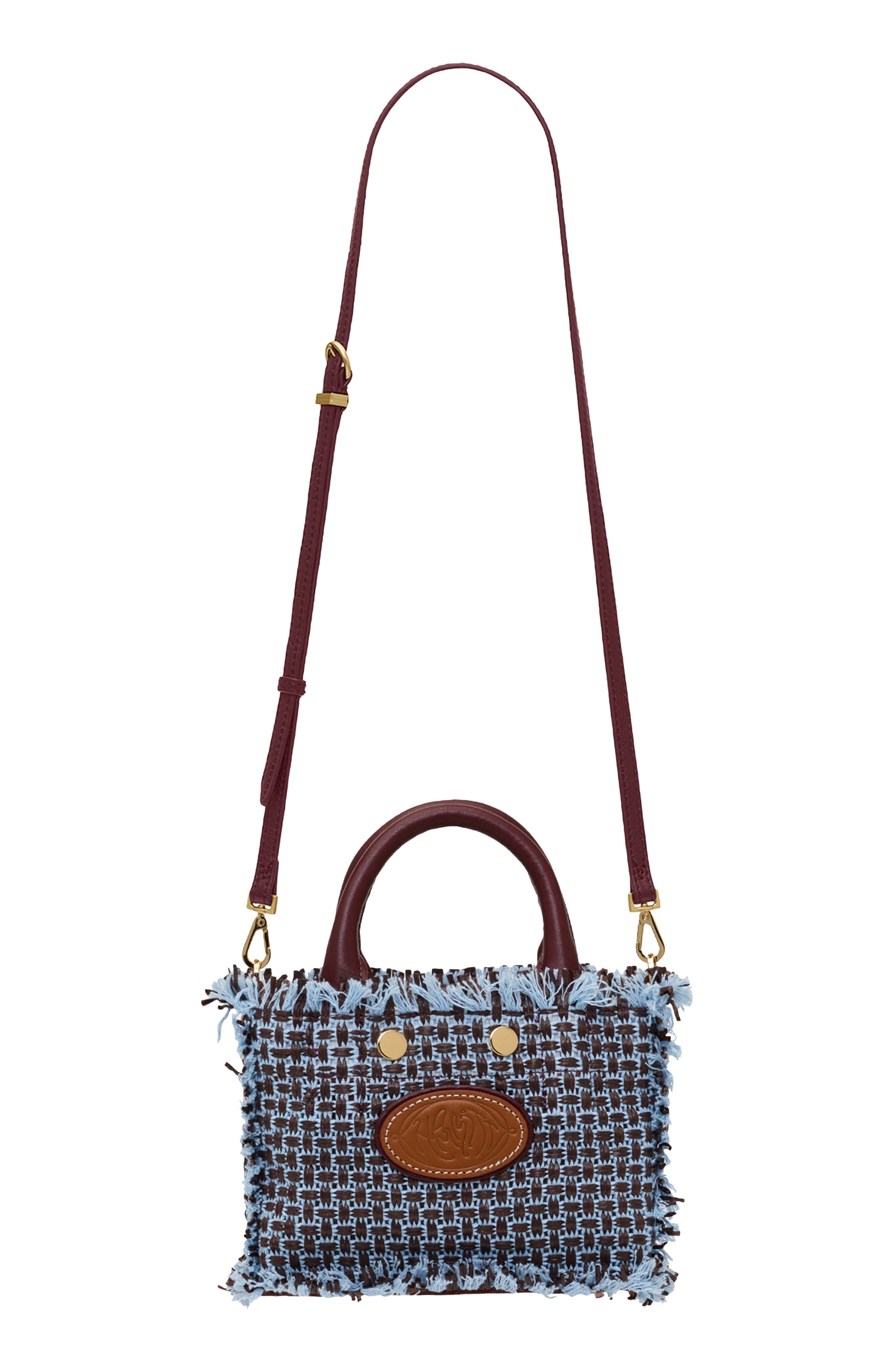 HAMMITT Mini Tote, Alternate, color, Blueberry Sorbet/ Gold