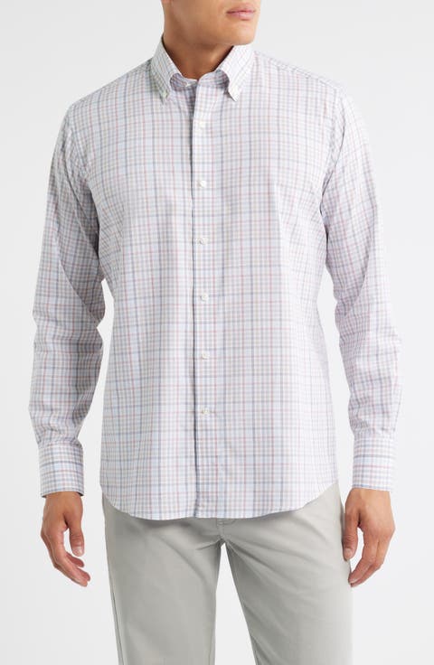 Crown Crafted Orvieto Flex Check Button-Down Shirt