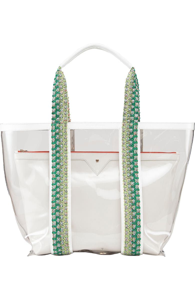 Kelly Wynne Clear Beach Tote, Main, color,