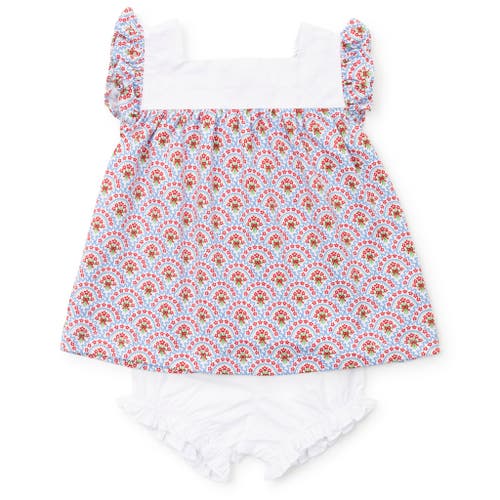 Shop Lila And Hayes Annie Girls' Bloomer Set In Bunting Floral