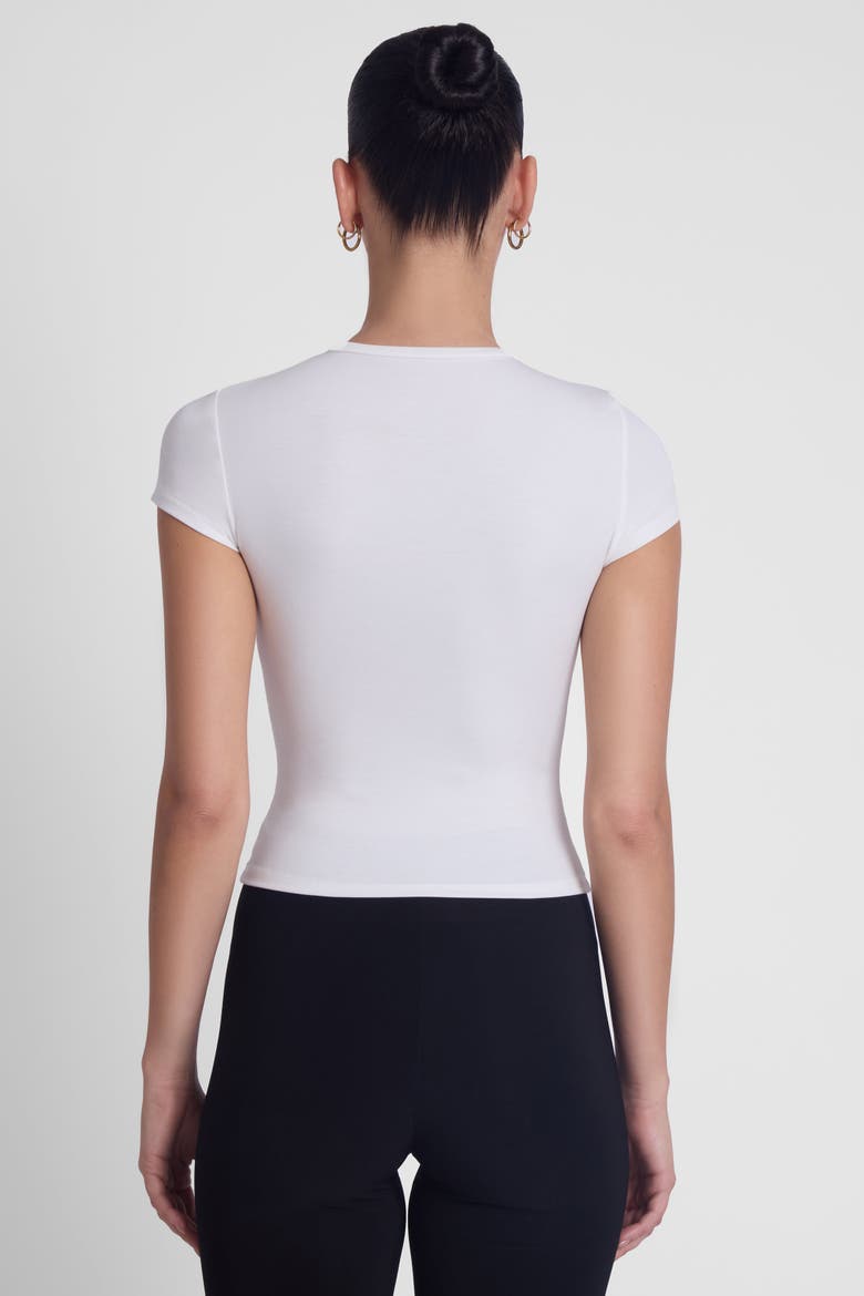 Everyday Jersey Short Sleeve Top, Alternate, color, White