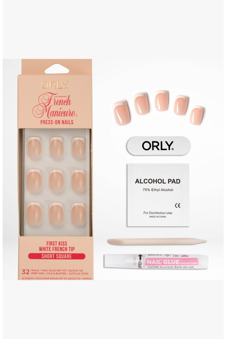 First Kiss Press-On Nails, Main, color, French Tip