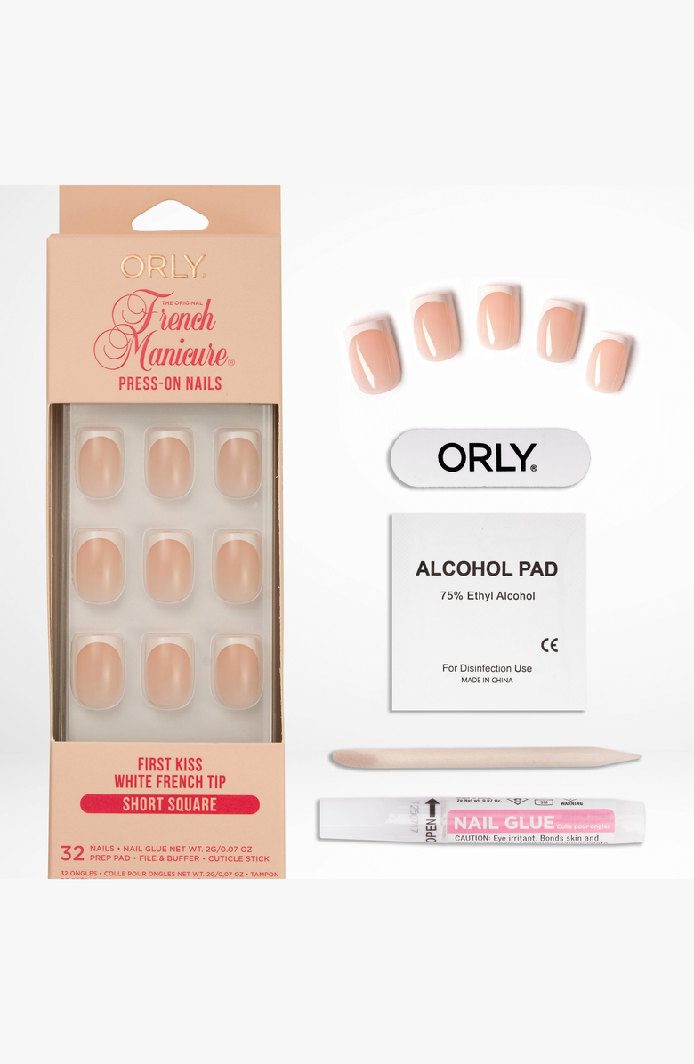 ORLY First Kiss Press-On Nails, Main, color, French Tip