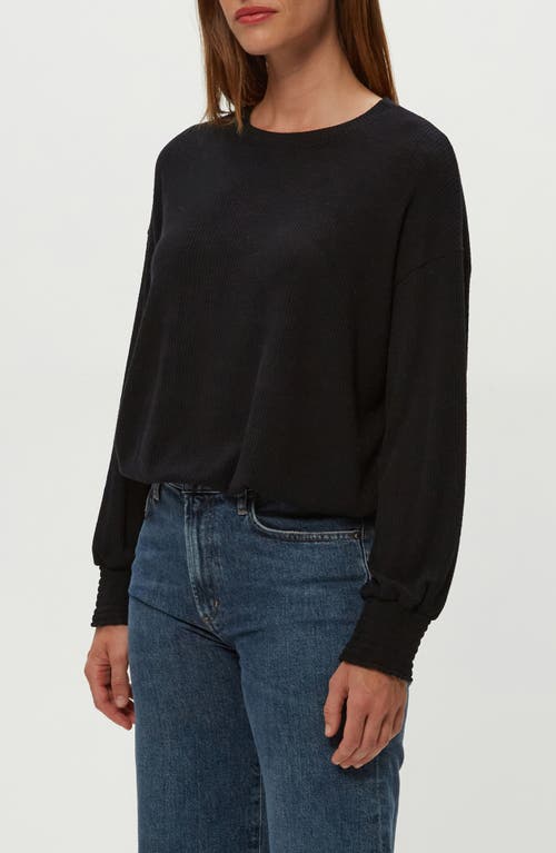 Michael Stars Tia Rib Sweater In Black