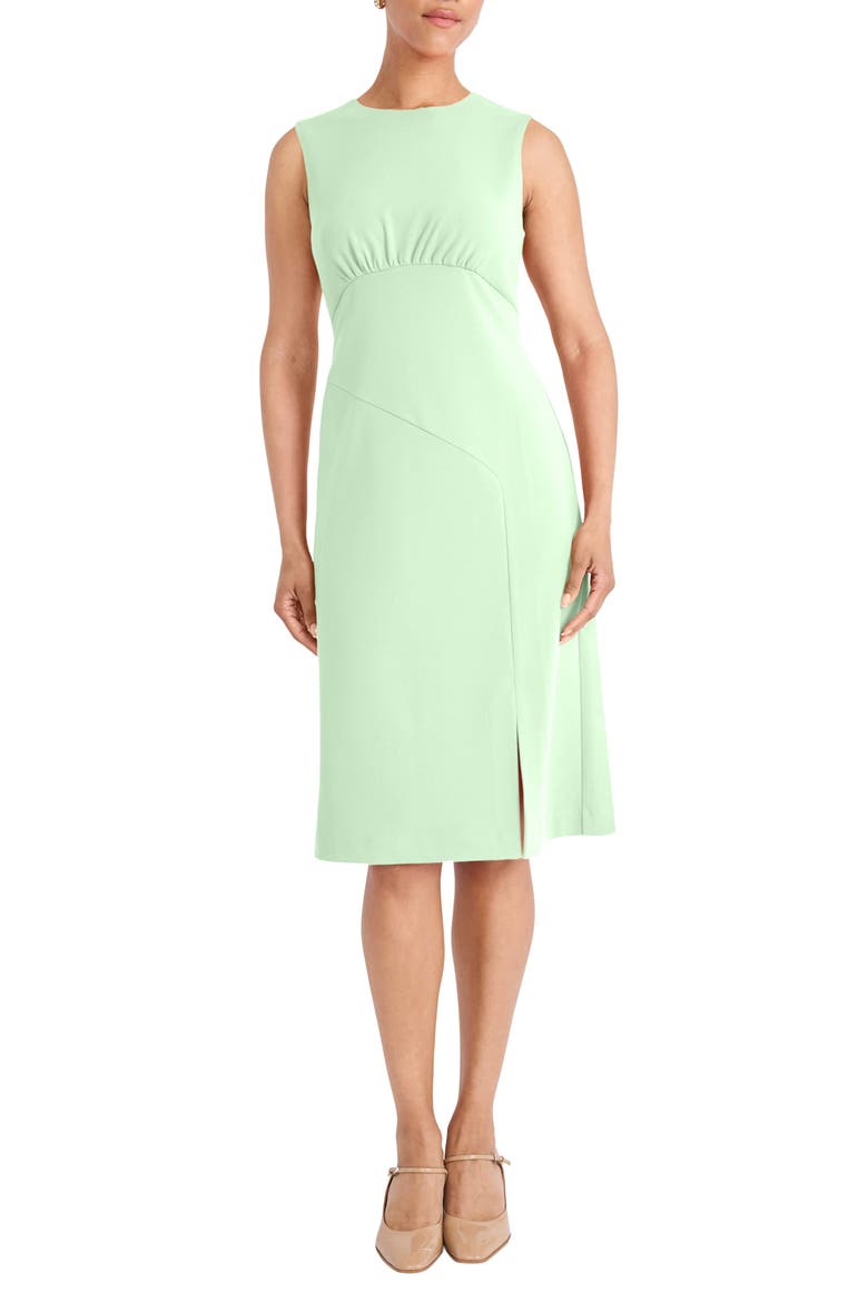 Sleeveless Sheath Dress, Main, color, FAIR GREEN