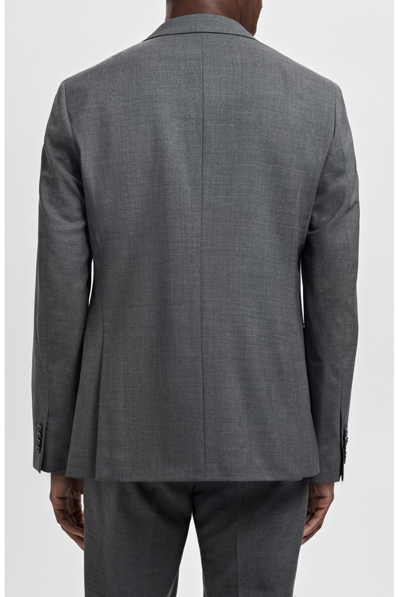 Turin Solid Wool Sport Coat, Alternate, color, GREY