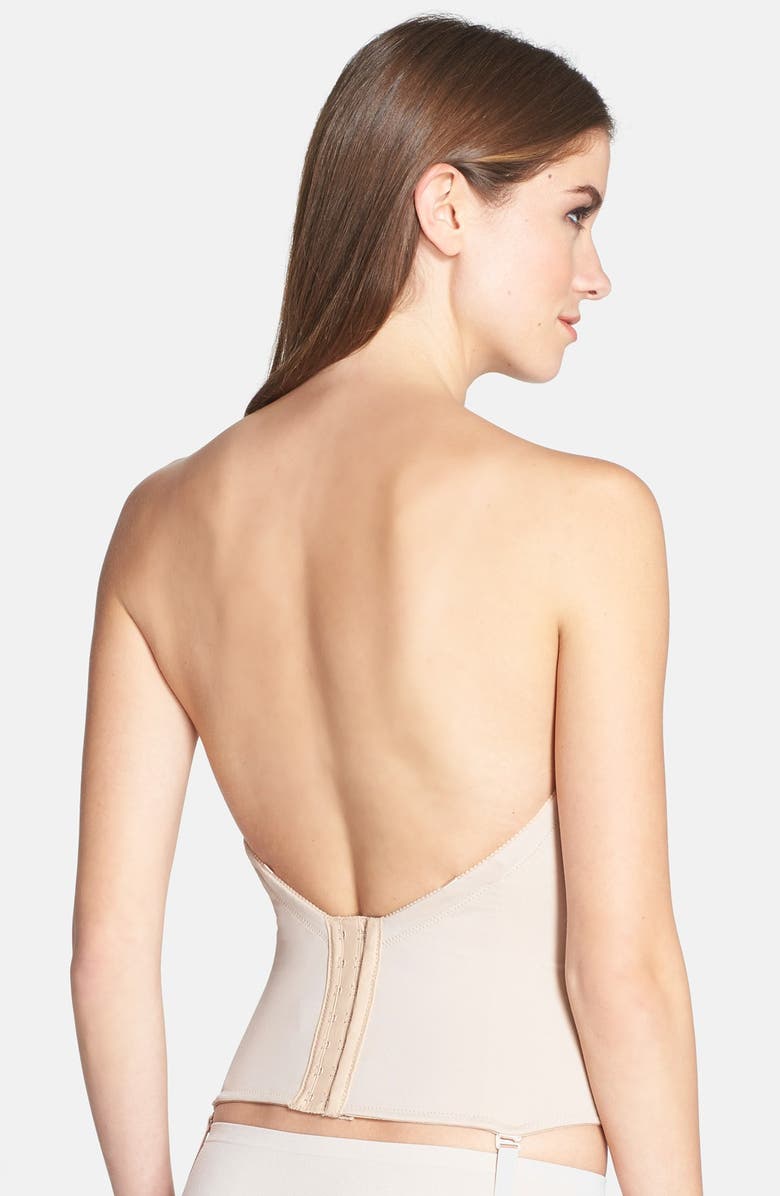 Va Bien Ultra-Lift Low Back Bustier, Alternate, color, 