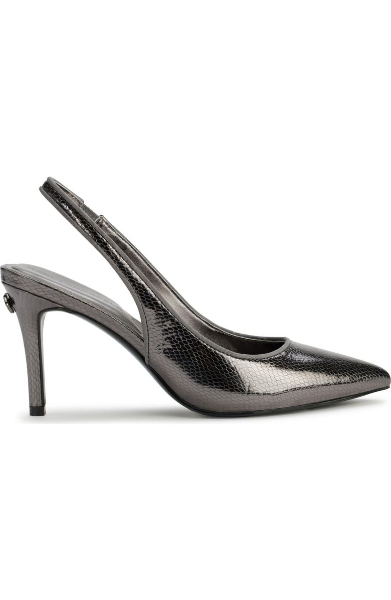 KARL LAGERFELD PARIS Rosalyn Slingback Pointed Toe Pump, Alternate, color, Dark Slate