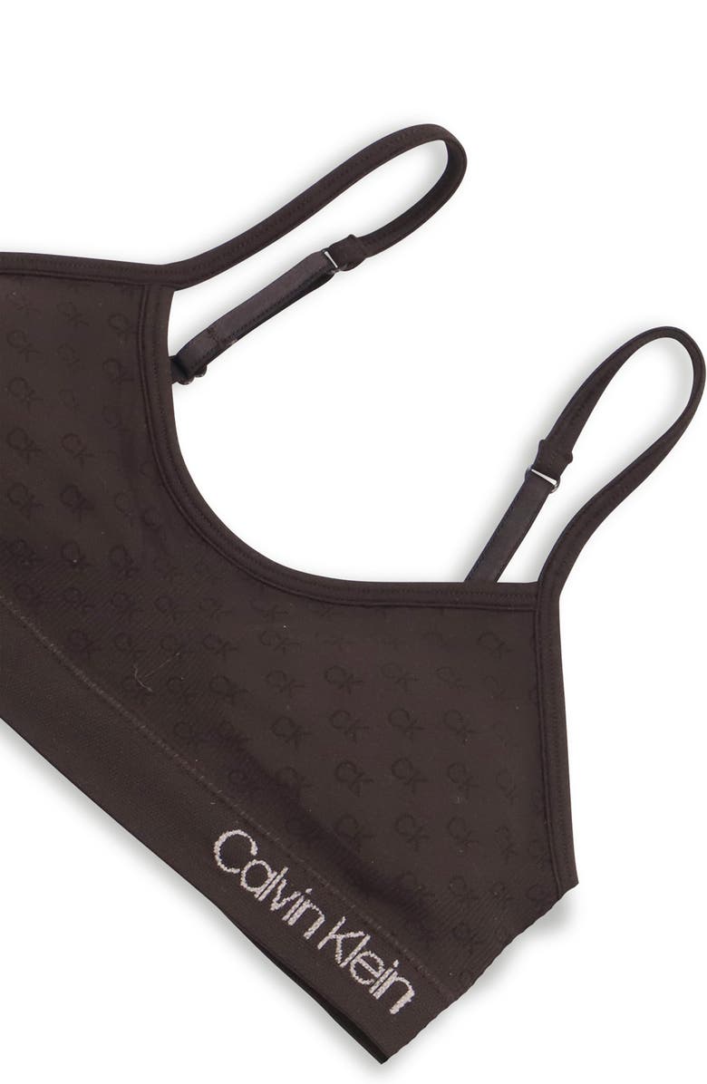 Calvin Klein Kids' Leopard Spot Bralette, Alternate, color, Blkcoffejaqrd