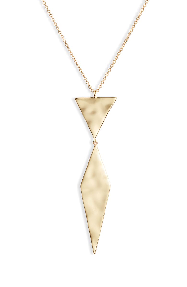 gorjana Luca Pendant Necklace, Alternate, color, Gold