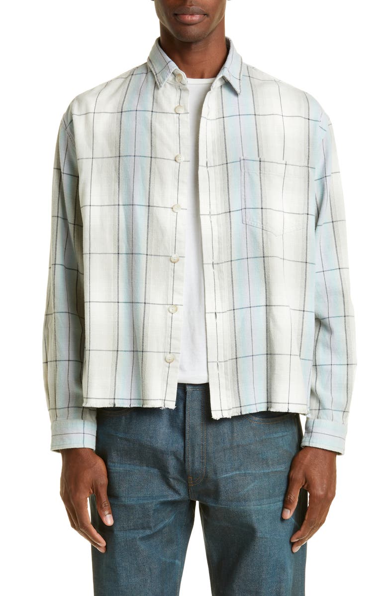 John Elliott Men's Hemi Oversize Cotton Button-Up Shirt, Main, color, 