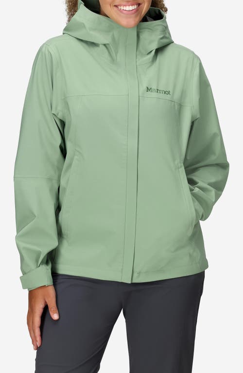 Marmot Precip® Eco Pro Waterproof Hooded Jacket In Green