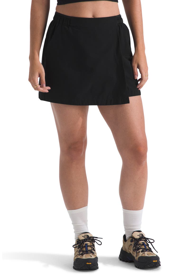 Basin Pull-On Skort, Main, color, BLACK